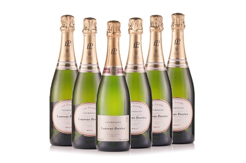 Lot 246 - Six bottles of Laurent Perrier Champagne,...