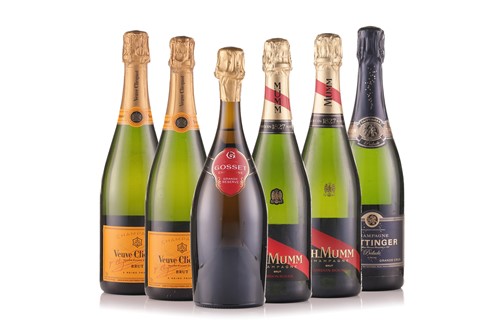 Lot 248 - Six bottles of assorted Champagne, comprising...