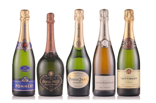 Lot 249 - Five bottles of assorted Champagne, comprising:...