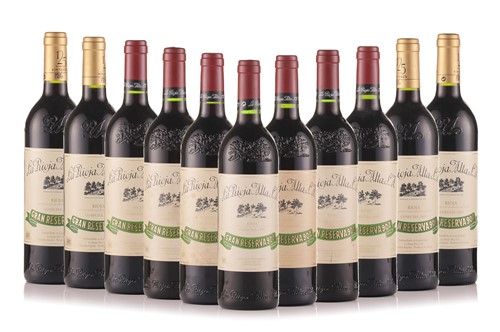 Lot 278 - Eleven bottles of La Rioja Alta, S.A. Gran...
