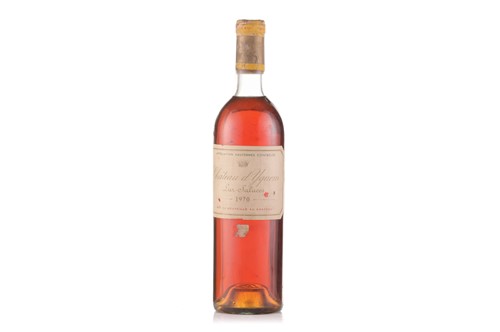 Lot 277 - A bottle of 1970 Chateau d'Yquem Lur - Saluces,...