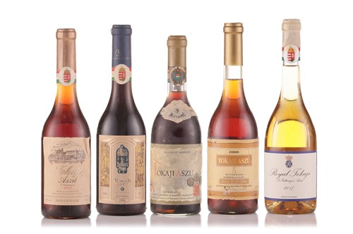 Lot 297 - Four assorted 50cl bottles of Tokaji Aszu wine,...