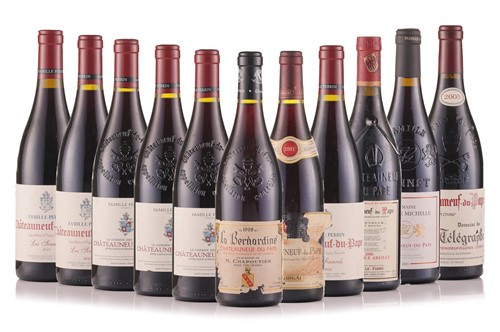 Lot 280 - Eleven bottles of assorted Chateauneuf-du-Pape...