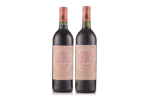 Lot 288 - Two bottles of 1998 Chateau Pichon Longeville...