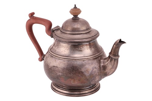 Lot 229 - A silver teapot by Adie Brothers Ltd,...