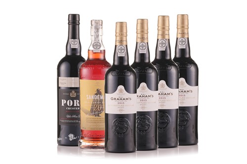 Lot 293 - Four bottles of 2015 Graham's Late Bottled...