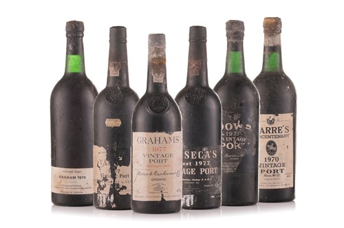 Lot 289 - Six bottles of assorted Port, comprising: 1970...