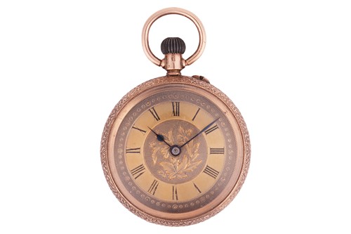 Lot 352 - 9ct Gold Open Face Pocket Watch Reference:...