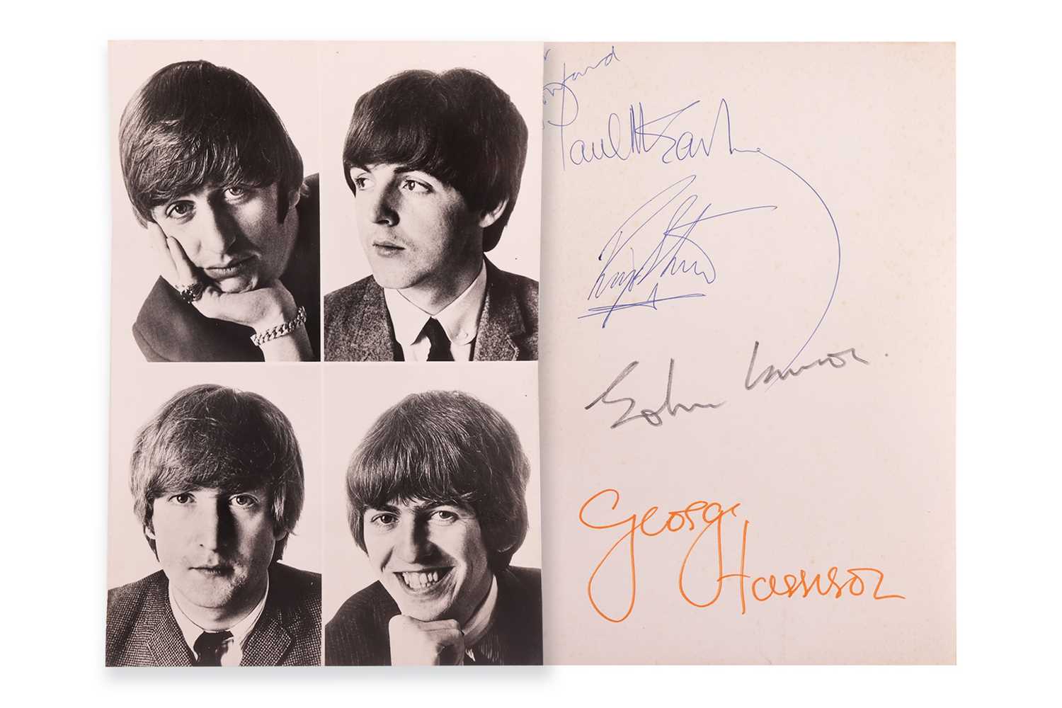 Lot The Beatles: a 1960s black and white...