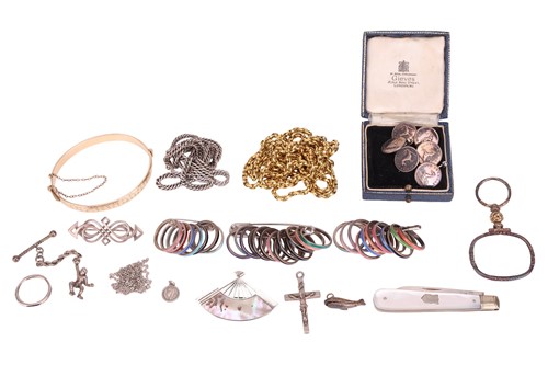 Lot 91 - A group of costume jewellery, to include...