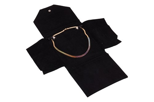 Lot A multi-gem ‘Rainbow’ necklace, featuring a...