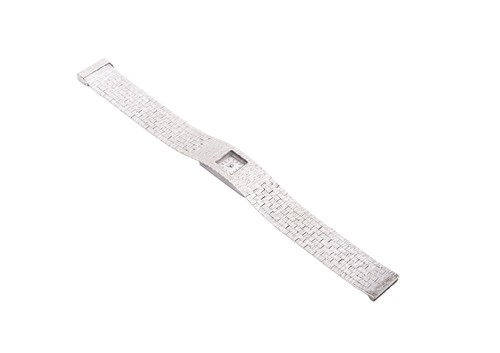 Lot 341 - Bueche Girod – 9ct White Gold Dress Watch Year:...