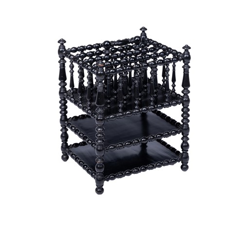 Lot 78 - A late 19th-century French ebonised...