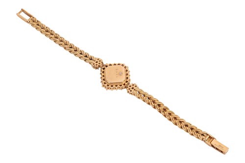 Lot A diamond-set ladies wristwatch by...