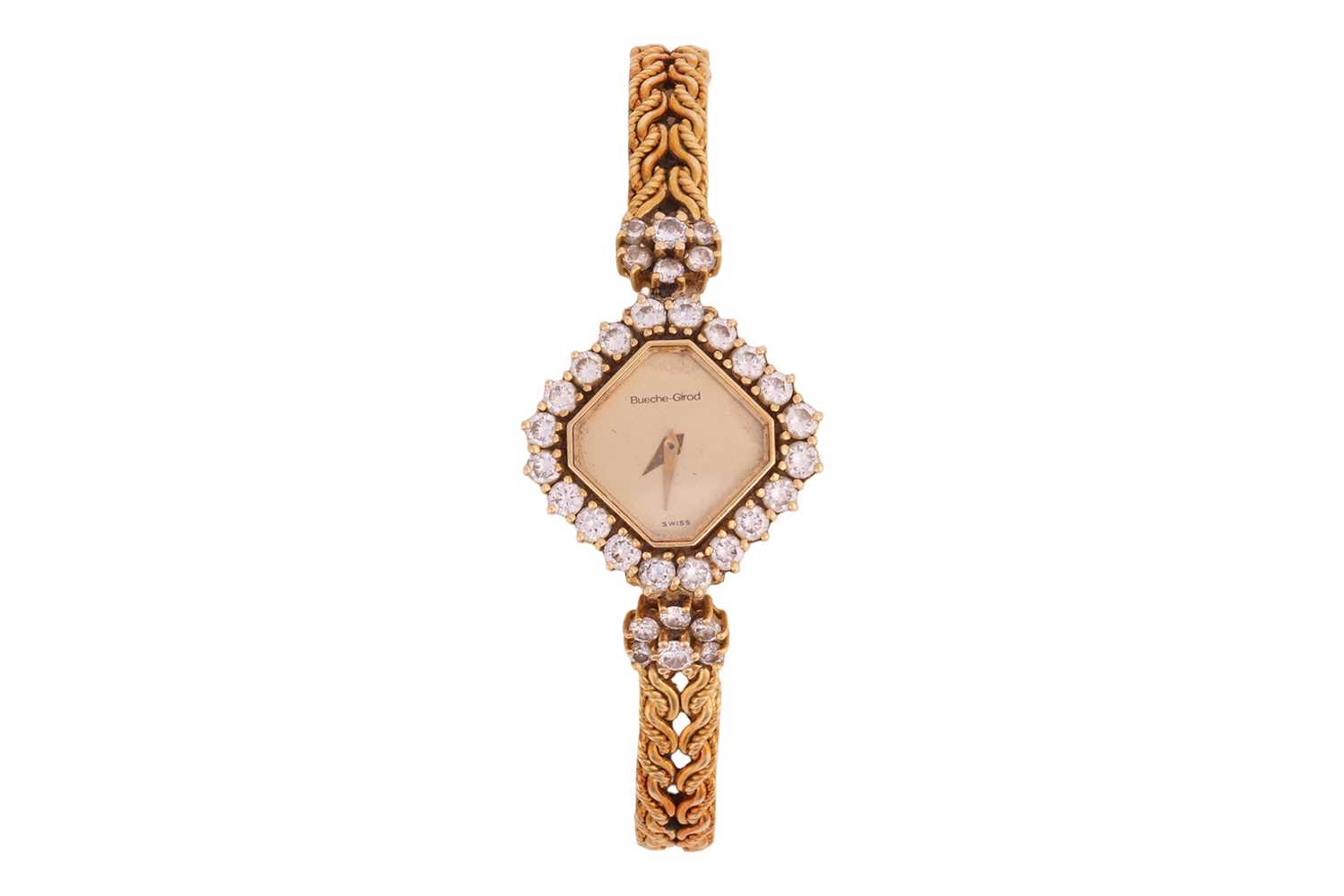 Lot A diamond-set ladies wristwatch by...