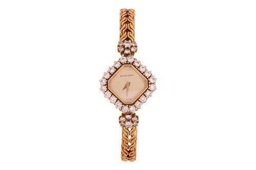 Lot A diamond-set ladies wristwatch by...