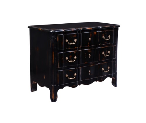 Lot 14 - A black lacquer chest of drawers, by Francesco...