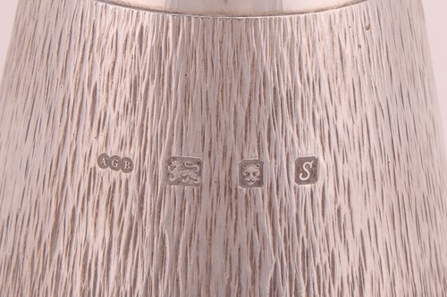Lot Gerald Benney - a silver decanter, of tapering...