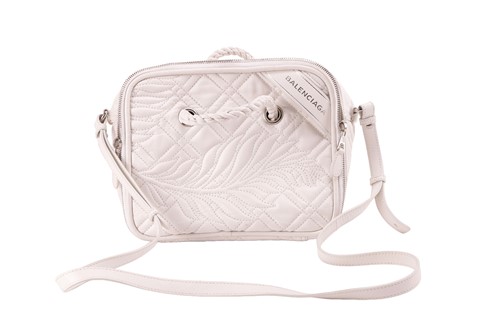 Lot 328 - Balenciaga - a 'Blanket Square' crossbody bag...