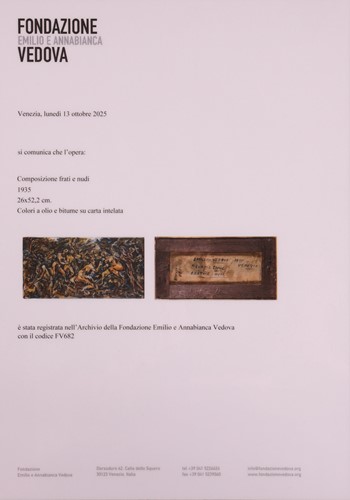 Lot Emilio Vedova (Italian 1919-2006) Composizione...