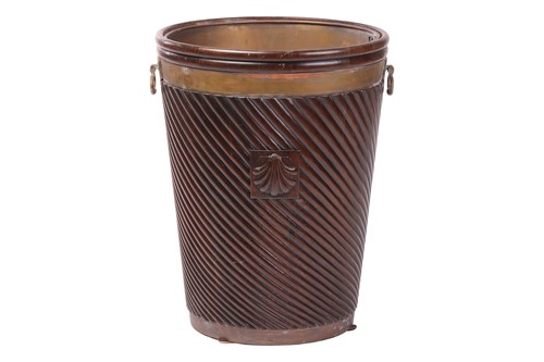 Lot 64 - A large mahogany and gilt metal-mounted peat...