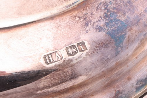Lot 364 - Two large twin-handled silver trophies; the...