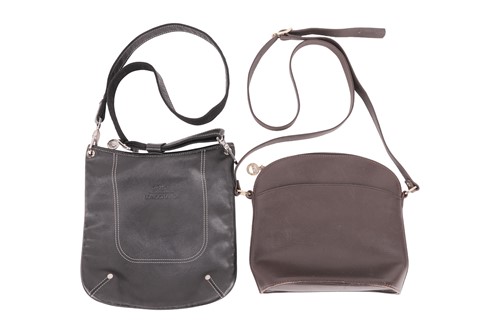 Lot 351 - Two Longchamp crossbody messenger bags in...
