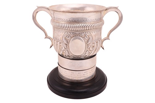 Lot 361 - A Victorian silver trophy cup, in the form of...