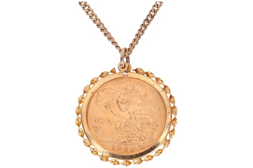 Lot 5 - A 1982 Queen Elizabeth II half sovereign coin...