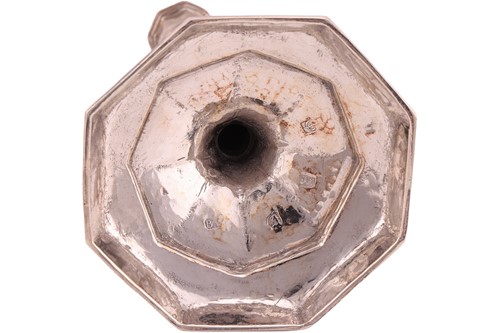 Lot 309 - A pair of Queen Anne Britannia standard silver...