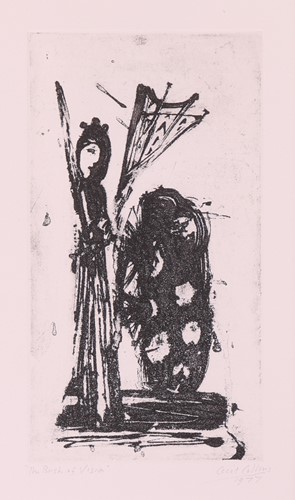 Lot 9 - Cecil Collins (British 1908-1989) Angel (1977)...
