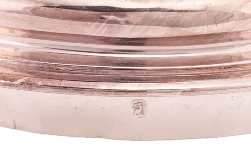 Lot A large George II twin-handled cup and cover,...