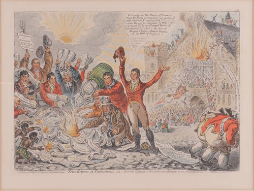 Lot 58 - After James Gillray (British, 1757 - 1815)...