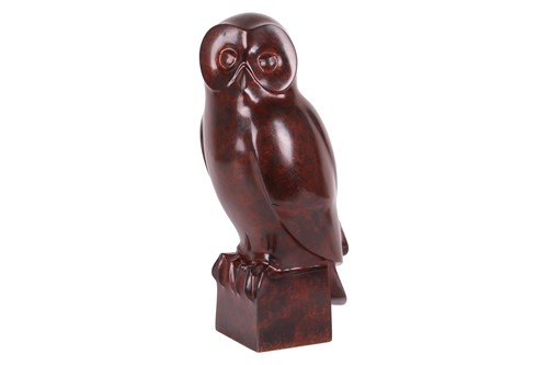 Lot 49 - Michael Cooper (Irish b.1944) Owl signed with...