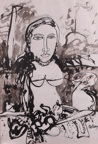 Lot 15 - John Bellany (British 1942-2013) Standing...
