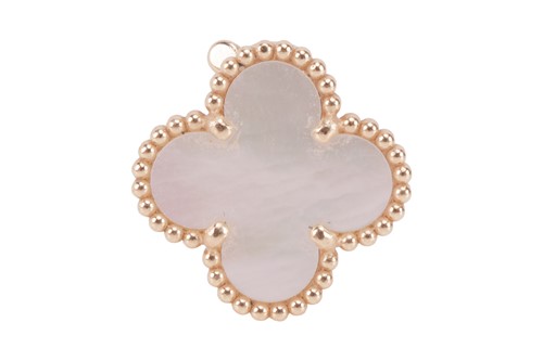 Lot 19 - A single Van Cleef and Arples earring, in the...