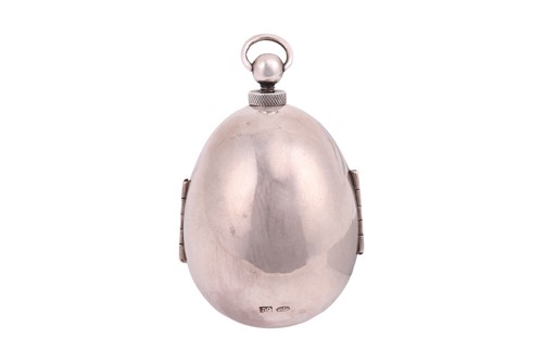 Lot 274 - A Russian silver gilt easter egg, St....