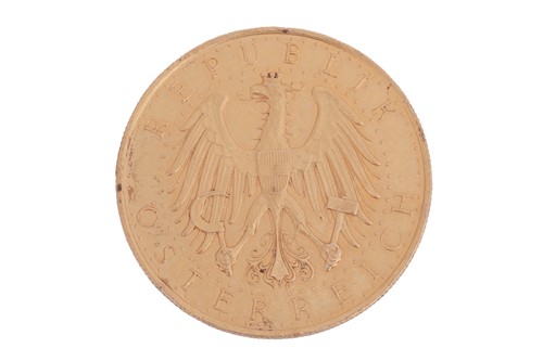 Lot 272 - A 1931 Austrian 100 schilling coin, 23.5 grams.