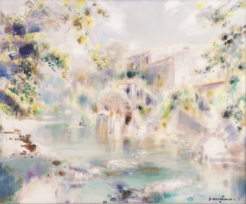 Lot 108 - Gabriel Deschamps (French 1919-2011) Le Moulin...