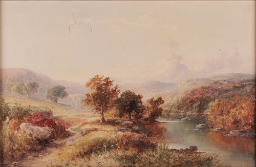 Lot 81 - Tom Seymour (British 1844-1904) River...