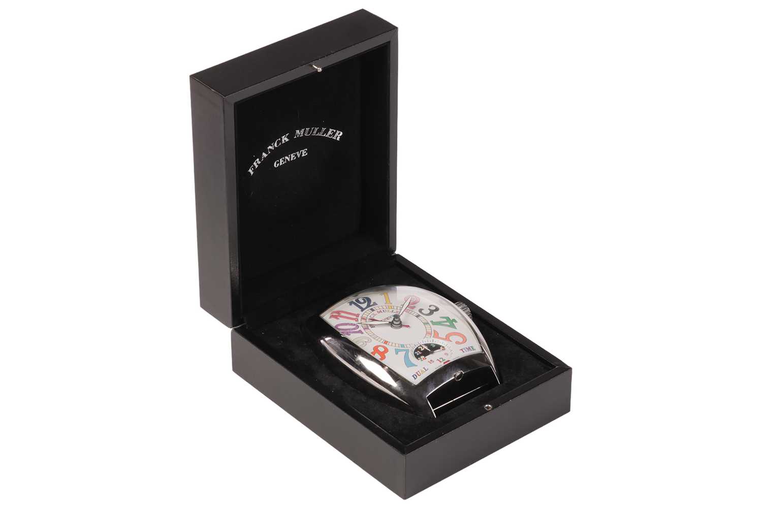 Lot 75 - A Franck Muller Dual-Time 'Color Dreams' Desk...