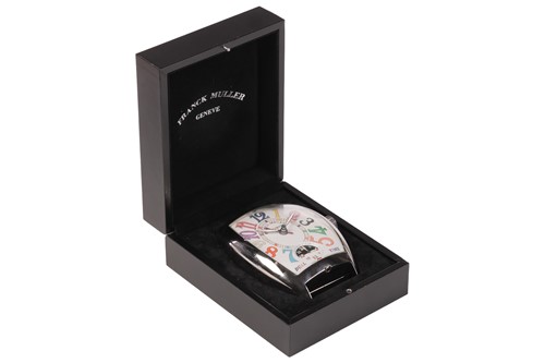 Lot A Franck Muller Dual-Time 'Color Dreams' Desk...