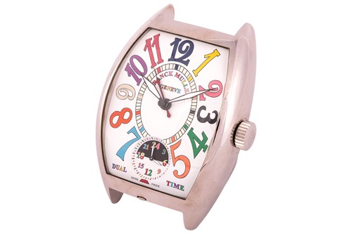 Lot 75 - A Franck Muller Dual-Time 'Color Dreams' Desk...