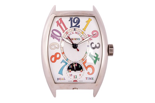 Lot 75 - A Franck Muller Dual-Time 'Color Dreams' Desk...