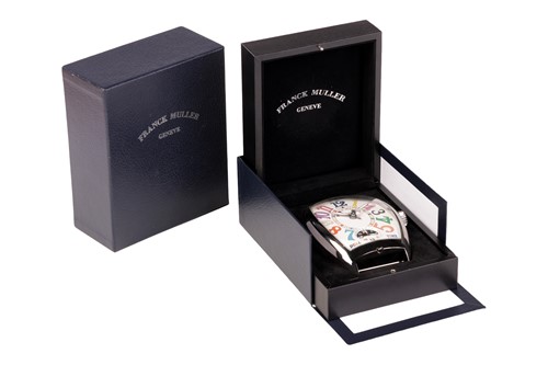Lot 75 - A Franck Muller Dual-Time 'Color Dreams' Desk...