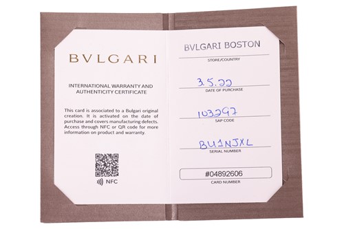 Lot Bulgari - Octo Finissimo Reference: 103297...
