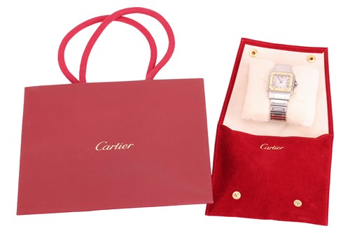 Lot Cartier – Santos de Cartier Galbée (Large...