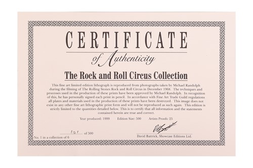 Lot 99 - The Rolling Stones: a set of six limited...
