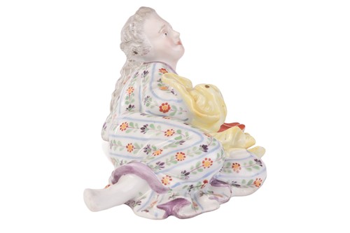Lot A Meissen porcelain figure group of the...