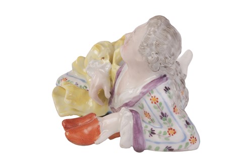 Lot A Meissen porcelain figure group of the...